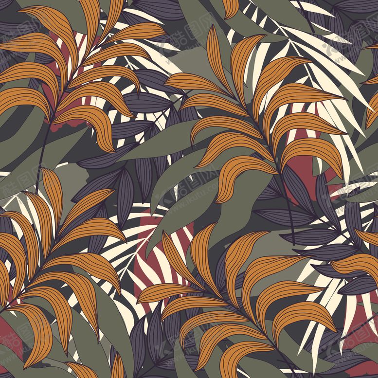 编号：42723710010215202536【酷图网】源文件下载-连续花纹