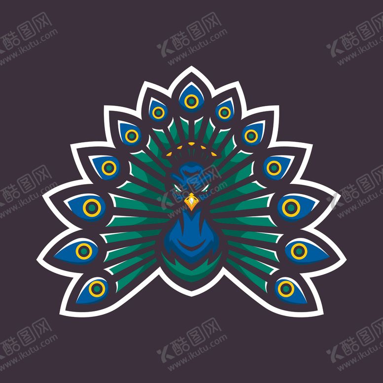 编号：24738209190511439906【酷图网】源文件下载-孔雀logo
