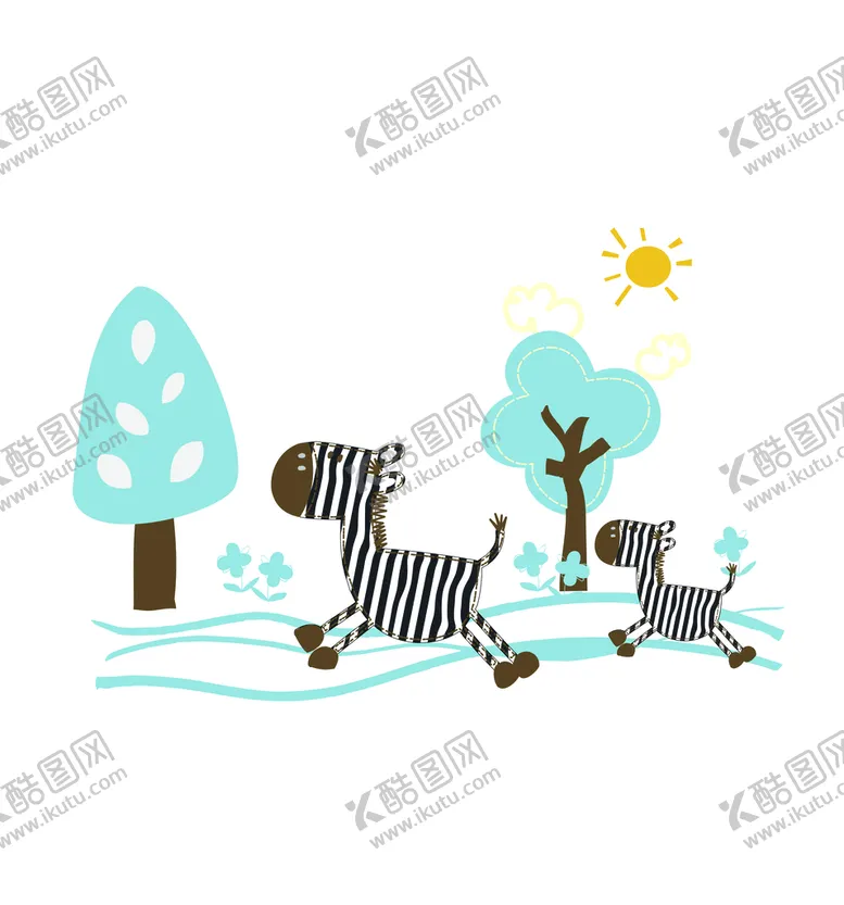 编号：97987110221236196190【酷图网】源文件下载-卡通田园风景插画