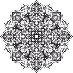 曼陀罗花纹
