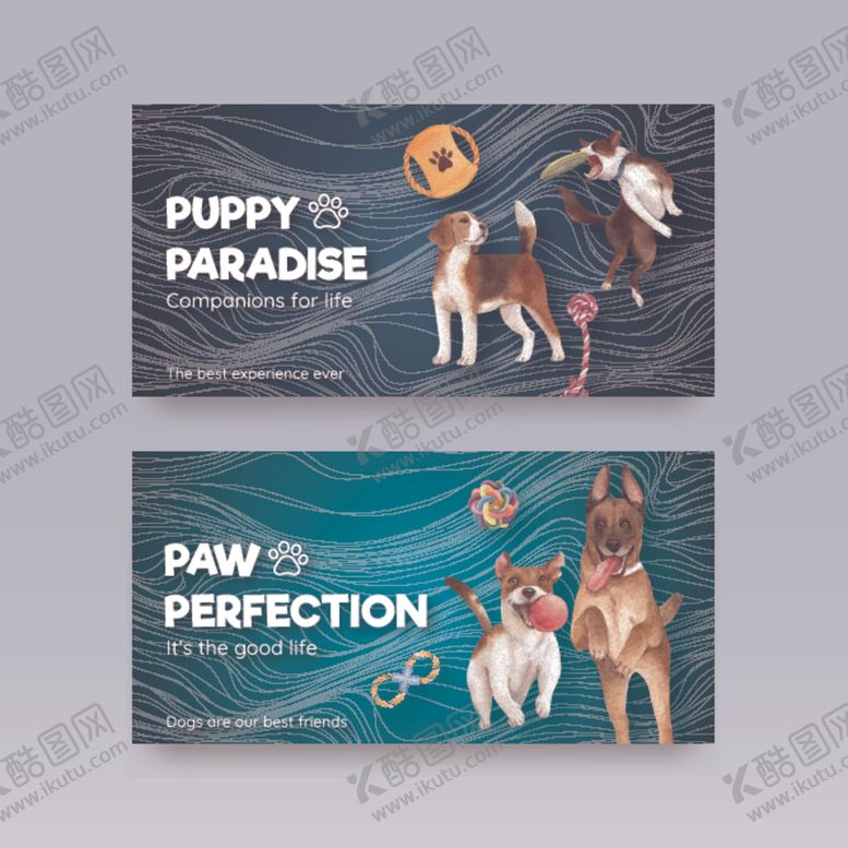 编号：48247604020755143536【酷图网】源文件下载-宠物主题横幅设计