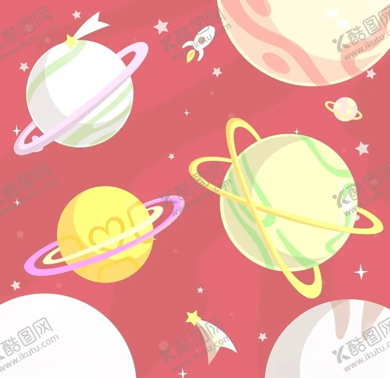编号：96636407020428065108【酷图网】源文件下载-外星星系漫画太空