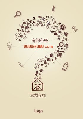 有问必答海报设计