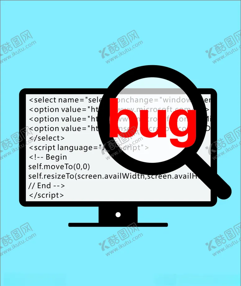 编号：29348503110005394152【酷图网】源文件下载-寻找bug