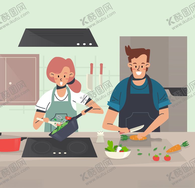 编号：55165110031629518284【酷图网】源文件下载-矢量卡通休闲人物