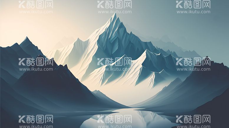 编号：76987712291507144838【酷图网】源文件下载-cg雪山风景