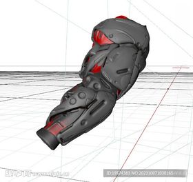 C4D模型机械手臂