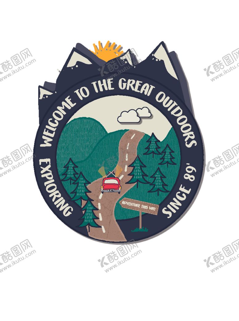 编号：53429210050448434199【酷图网】源文件下载-卡通山路