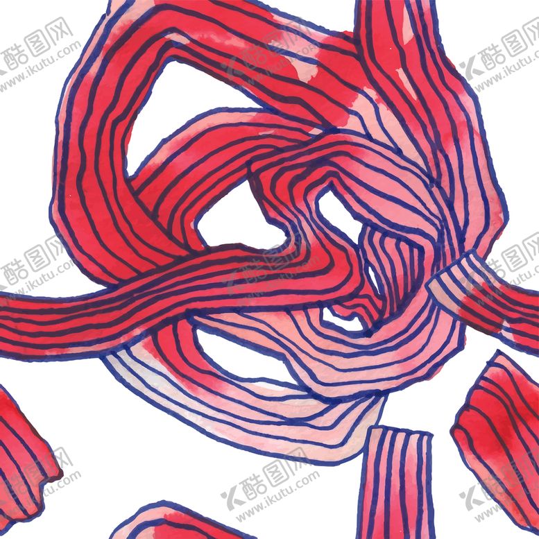 编号：23796809280158544404【酷图网】源文件下载-抽象水彩涂鸦装饰画