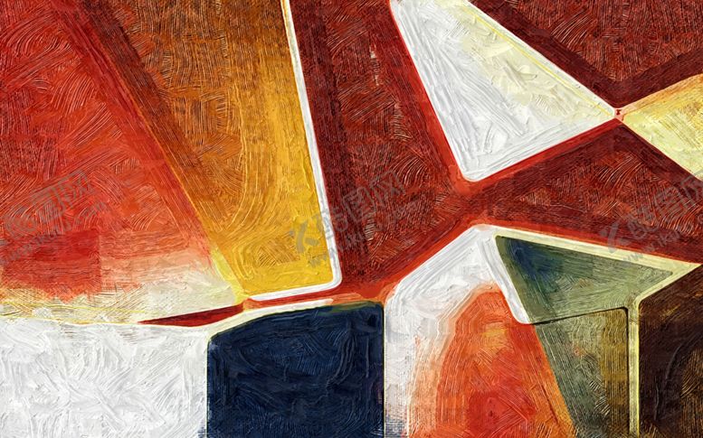 编号：87978910041542526572【酷图网】源文件下载-创意抽象几何装饰画