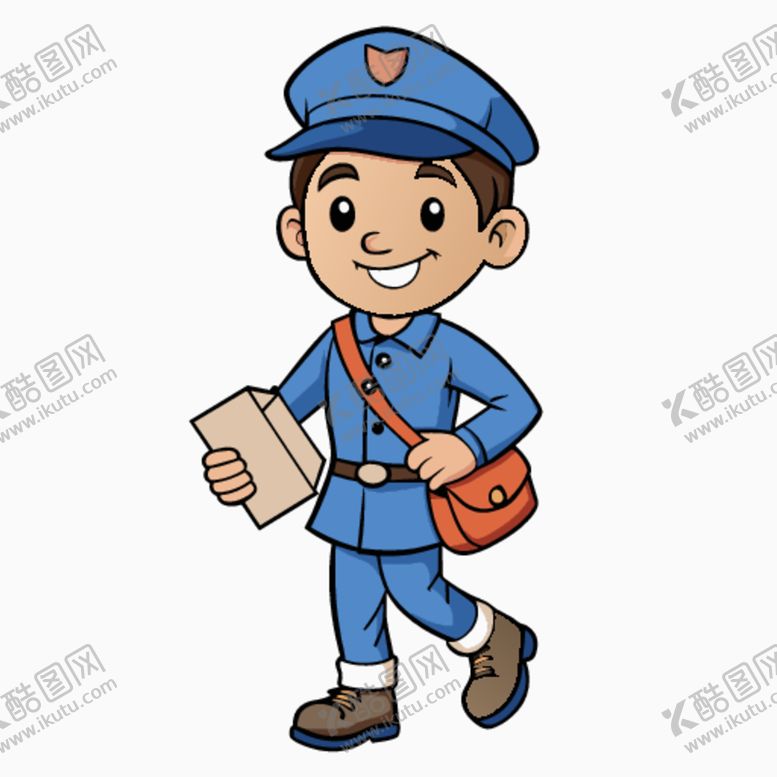 编号：42034001270321399142【酷图网】源文件下载-邮递员