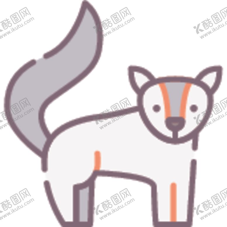 编号：95516506261232447771【酷图网】源文件下载-简笔动物矢量插画