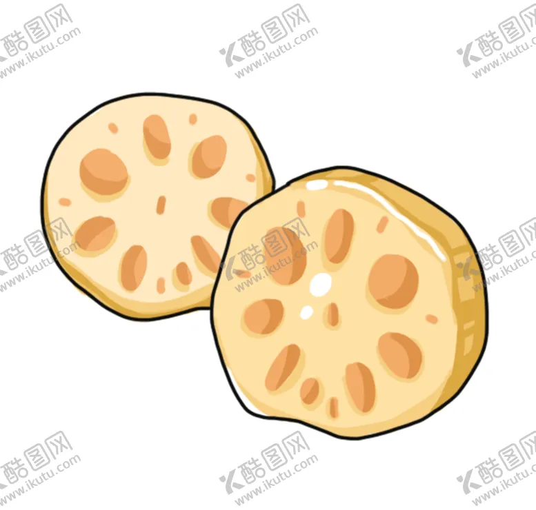 编号：90823709131152030573【酷图网】源文件下载-莲藕插画配菜海报