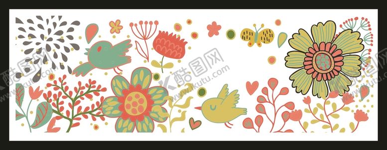 编号：40164401291941028716【酷图网】源文件下载-手绘花卉花朵 