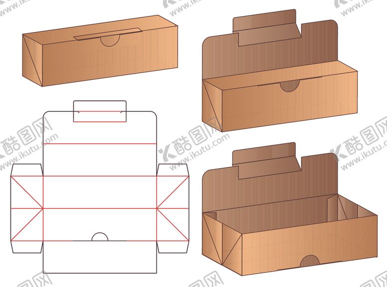 编号：95577009241547059052【酷图网】源文件下载-包装盒刀模