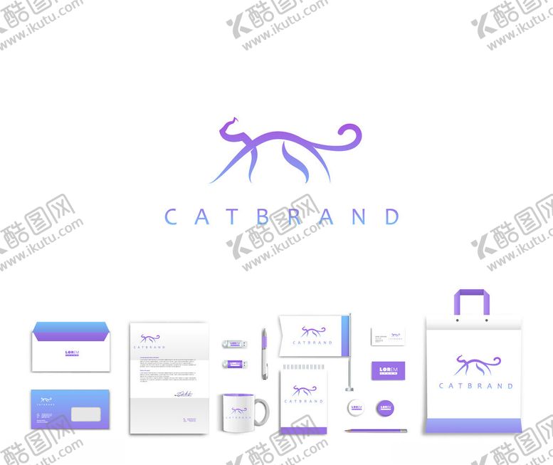 编号：88249911251512433209【酷图网】源文件下载-猫品牌视觉识别系统设计