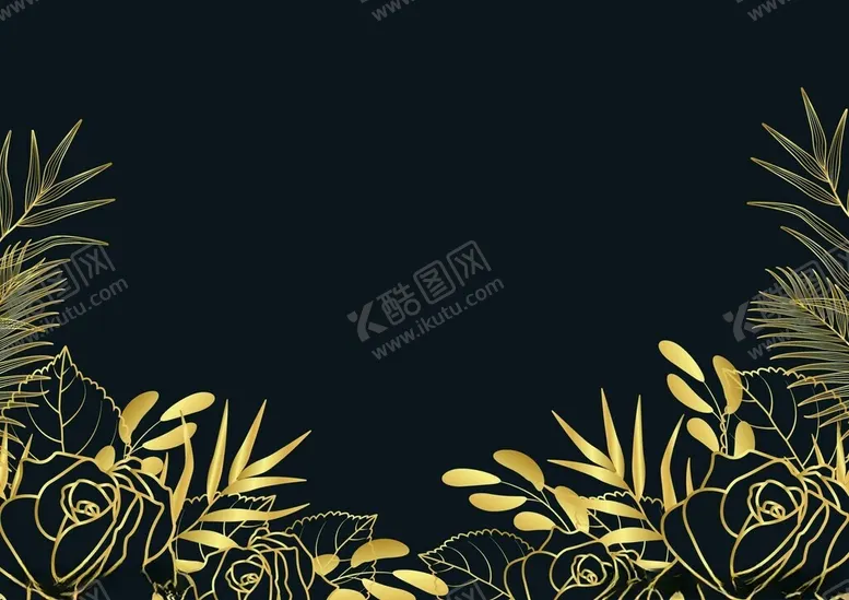 编号：63846801190937461822【酷图网】源文件下载-线描植物背景