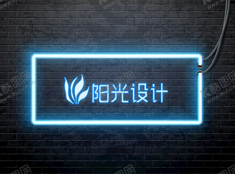 编号：39864210061842150586【酷图网】源文件下载-霓虹灯样机