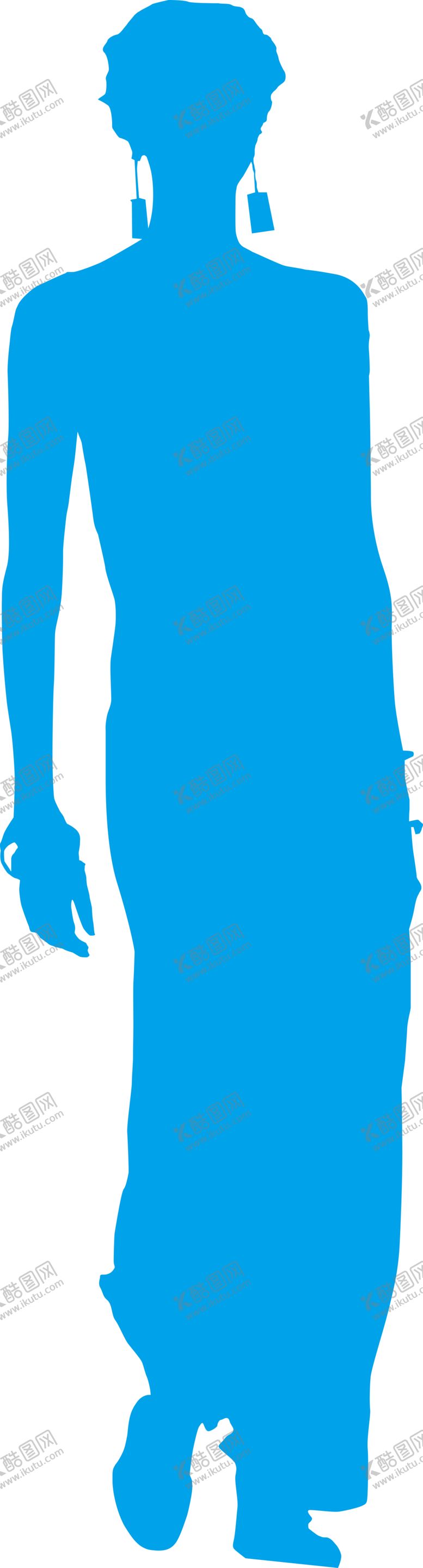 编号：96315609210752221756【酷图网】源文件下载-美女剪影