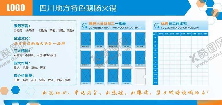 编号：34626402071522268212【酷图网】源文件下载-企业文化员工评比公示栏