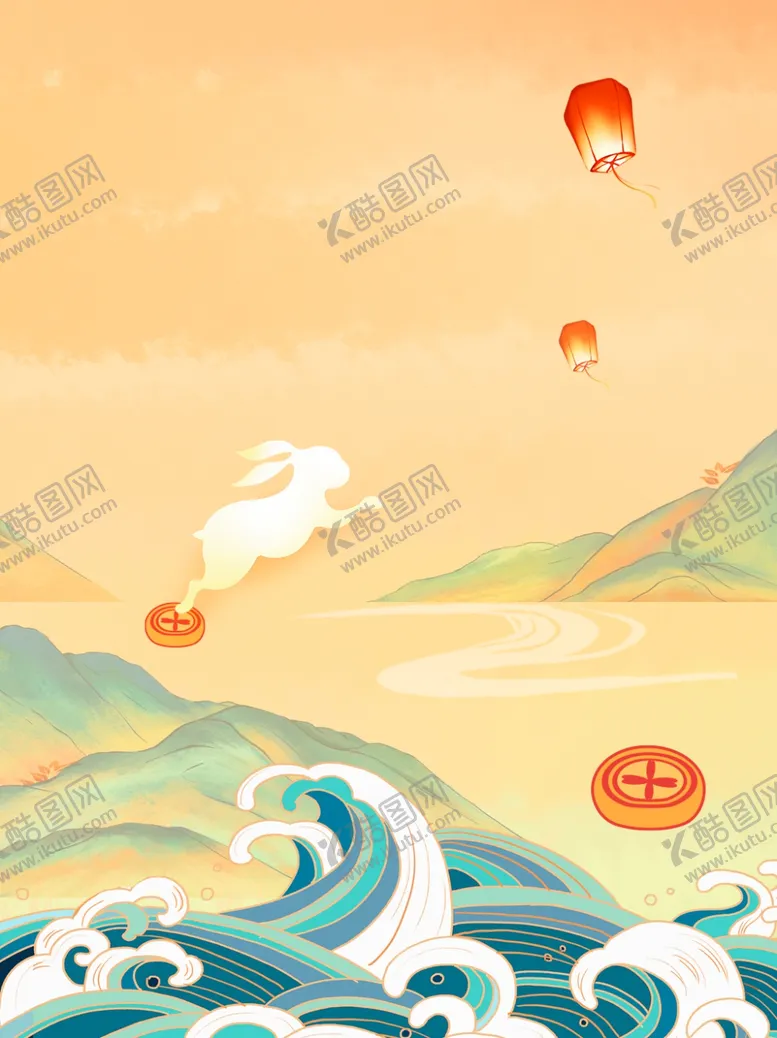 编号：19434612101917291822【酷图网】源文件下载-玉兔