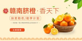 赣南脐橙电商海报Banner