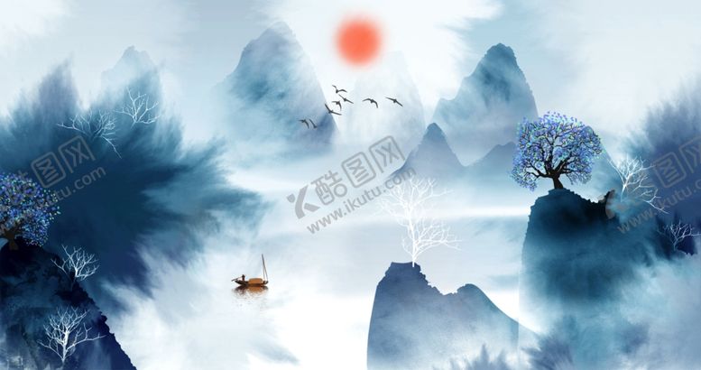 编号：50988105111125184926【酷图网】源文件下载-山水