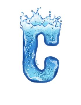 水花透明珠分子浪图标浪背景