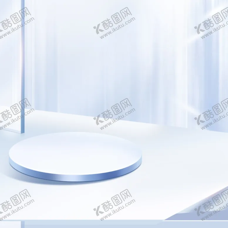 编号：77184712090752061781【酷图网】源文件下载-蓝色护肤品电商展示台