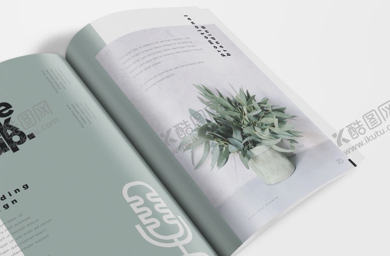 编号：76649209241315431210【酷图网】源文件下载-画册样机