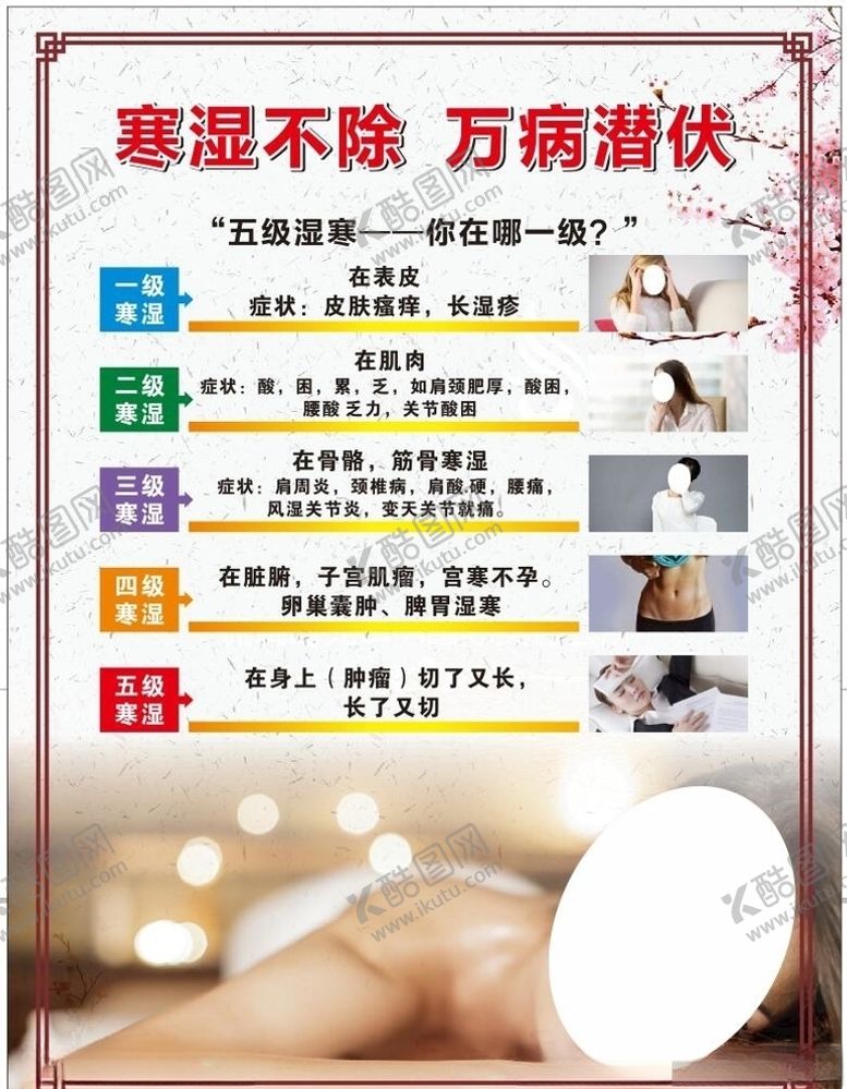 编号：39069305132036543193【酷图网】源文件下载-寒湿不除万病潜伏