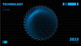蓝色科技背景