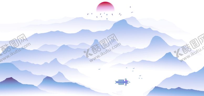 编号：06134809202318351482【酷图网】源文件下载-山水画背景
