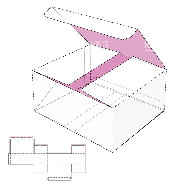 编号：68621411130836152611【酷图网】源文件下载-包装盒刀模