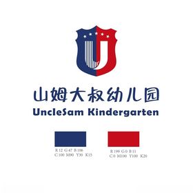 山姆大叔幼儿园标志logo