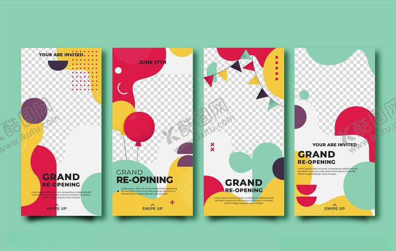 编号：91691409302310014428【酷图网】源文件下载-创意几何卡片