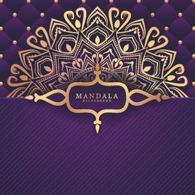 金色曼陀罗图案