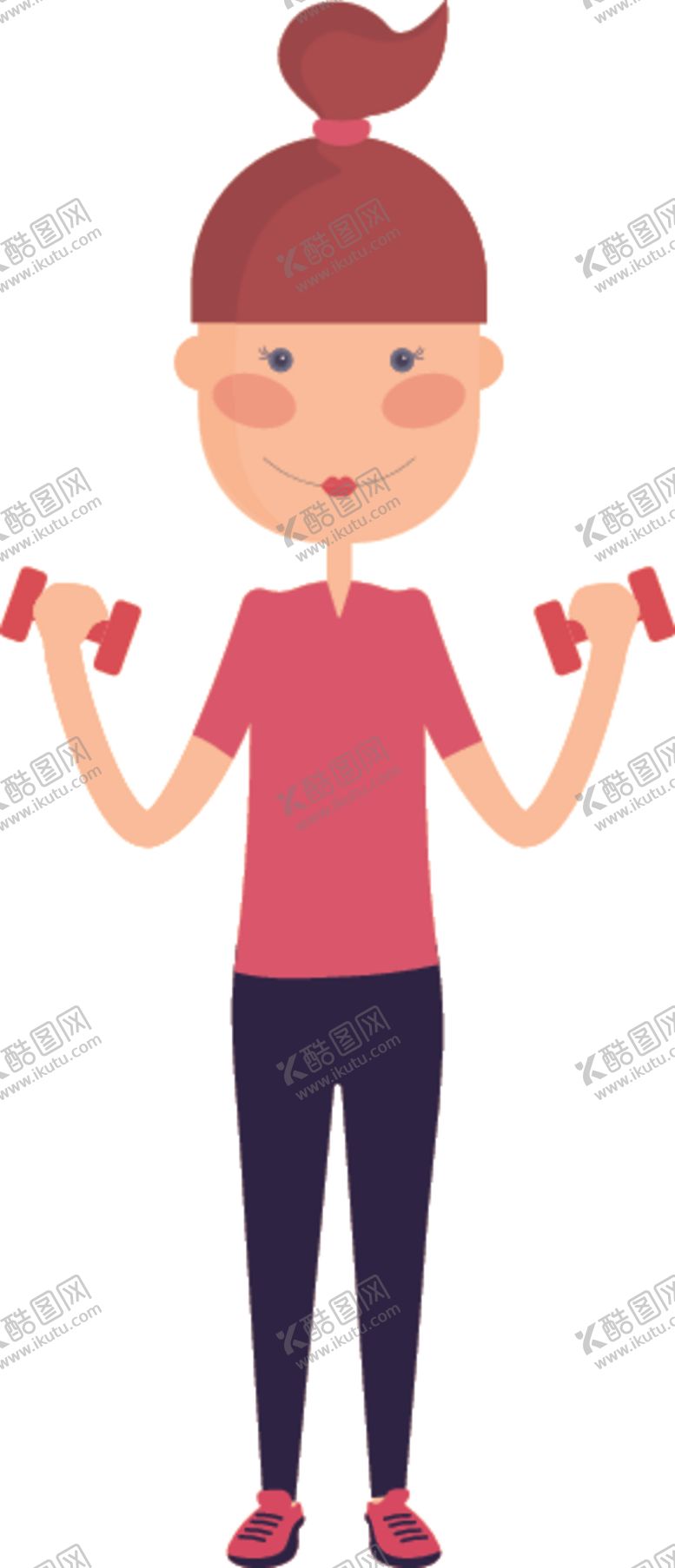 编号：92173106281230179914【酷图网】源文件下载-卡通运动人物