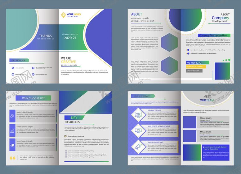 编号：37431311211310257306【酷图网】源文件下载-公司画册模板