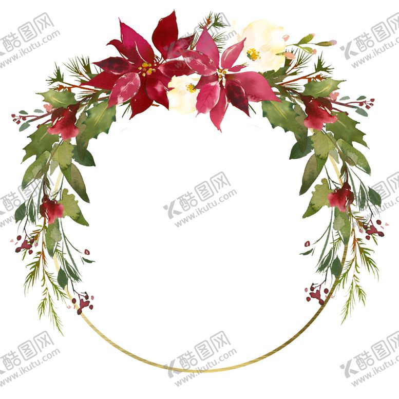 编号：46540701241109444913【酷图网】源文件下载-花环 