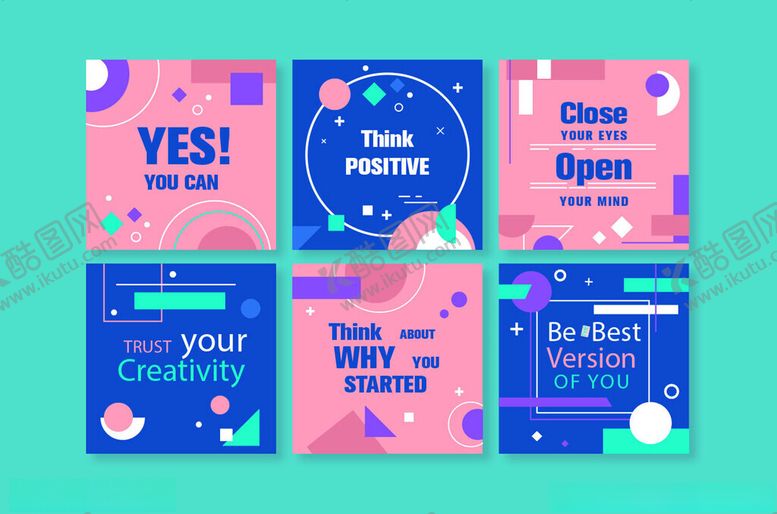 编号：45252511021051464397【酷图网】源文件下载-创意平面设计社交媒体模板