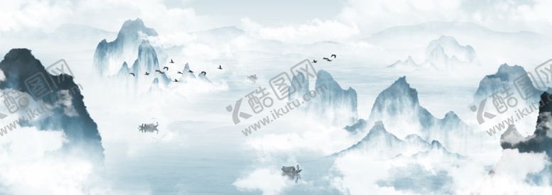 编号：53704305180421317387【酷图网】源文件下载-水墨山水