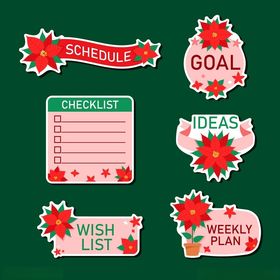 节日主题待办事项贴纸