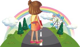 卡通道路