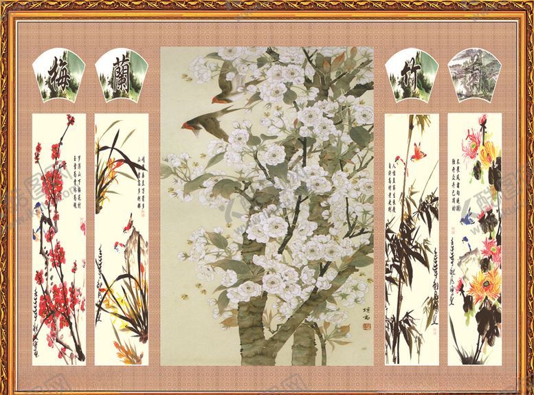 编号：73219210232055115106【酷图网】源文件下载-中堂画