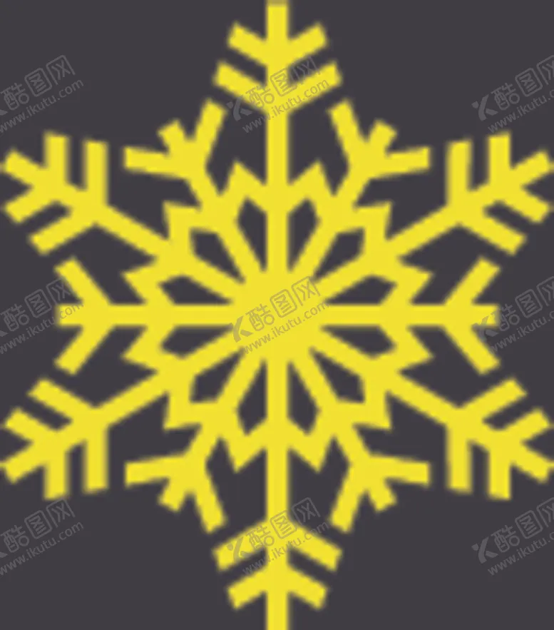 编号：90170606261942578139【酷图网】源文件下载-黄色雪花