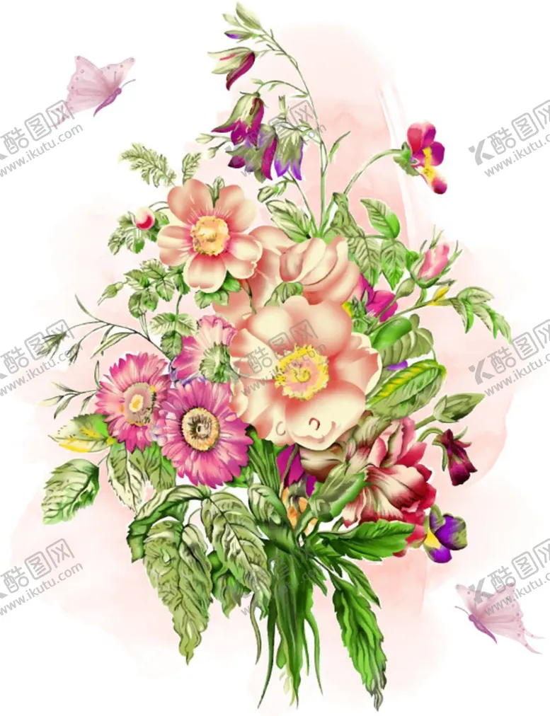 编号：31627509230725378561【酷图网】源文件下载-水彩花卉