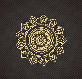 黑金花纹