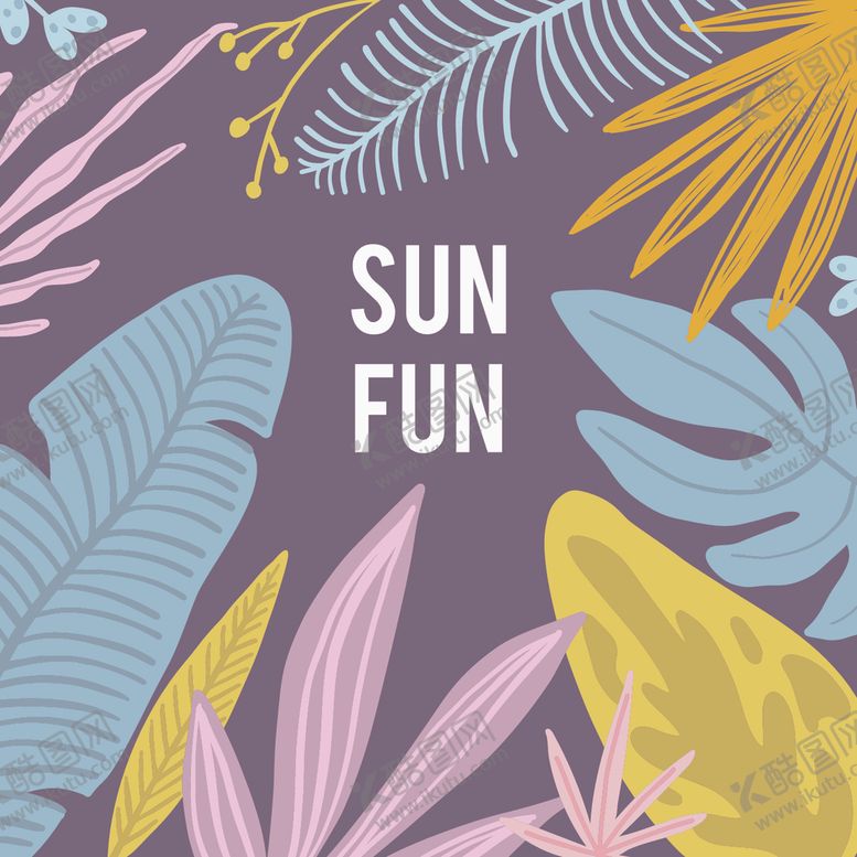 编号：98091309302209278327【酷图网】源文件下载-彩绘植物背景