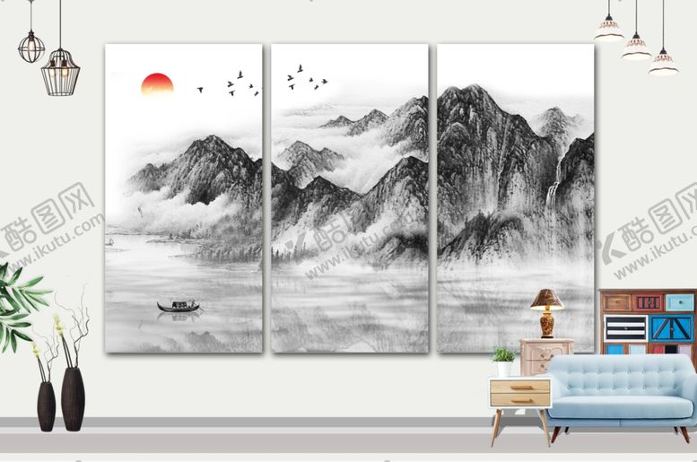 编号：69783105112342096169【酷图网】源文件下载-山水画